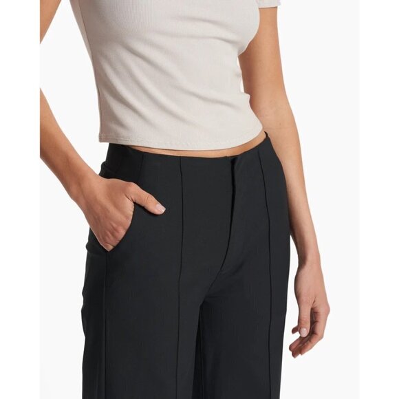 💕VUORI💕 Meta Wide Leg Pants ~ Black Large L NWT - Picture 7 of 16